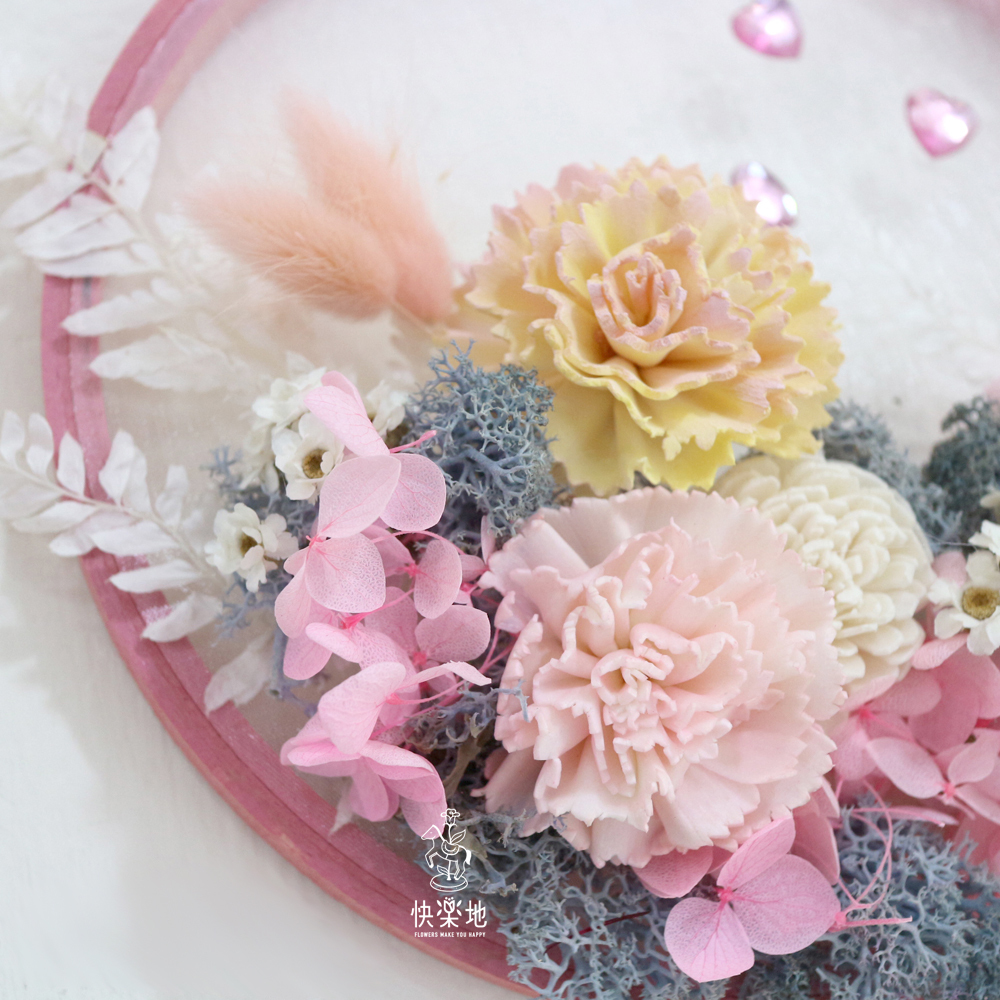 居家DIY課程 I 繡框花-凡爾賽花園   ❖贈 : 雲端教學❖  PF210524