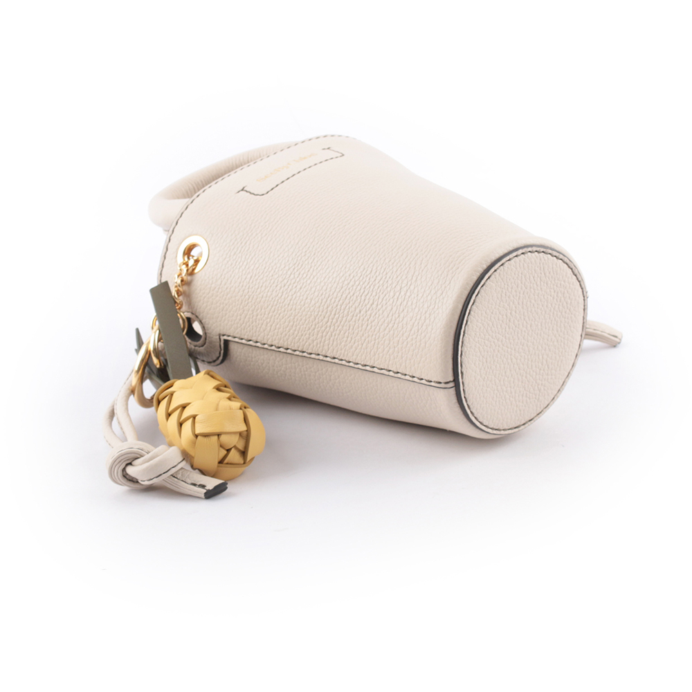 【SEE BY CHLOE】MINI CECILYA 水桶型托特包(米色)