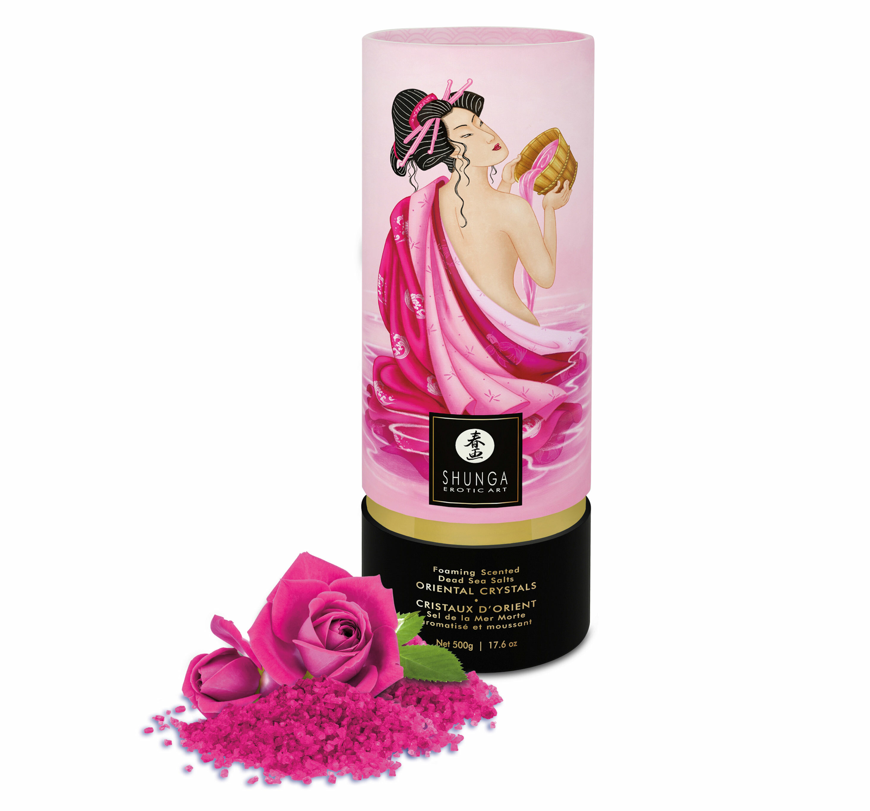Shunga 泡沫水晶死海浴鹽 催情玫瑰 500g
