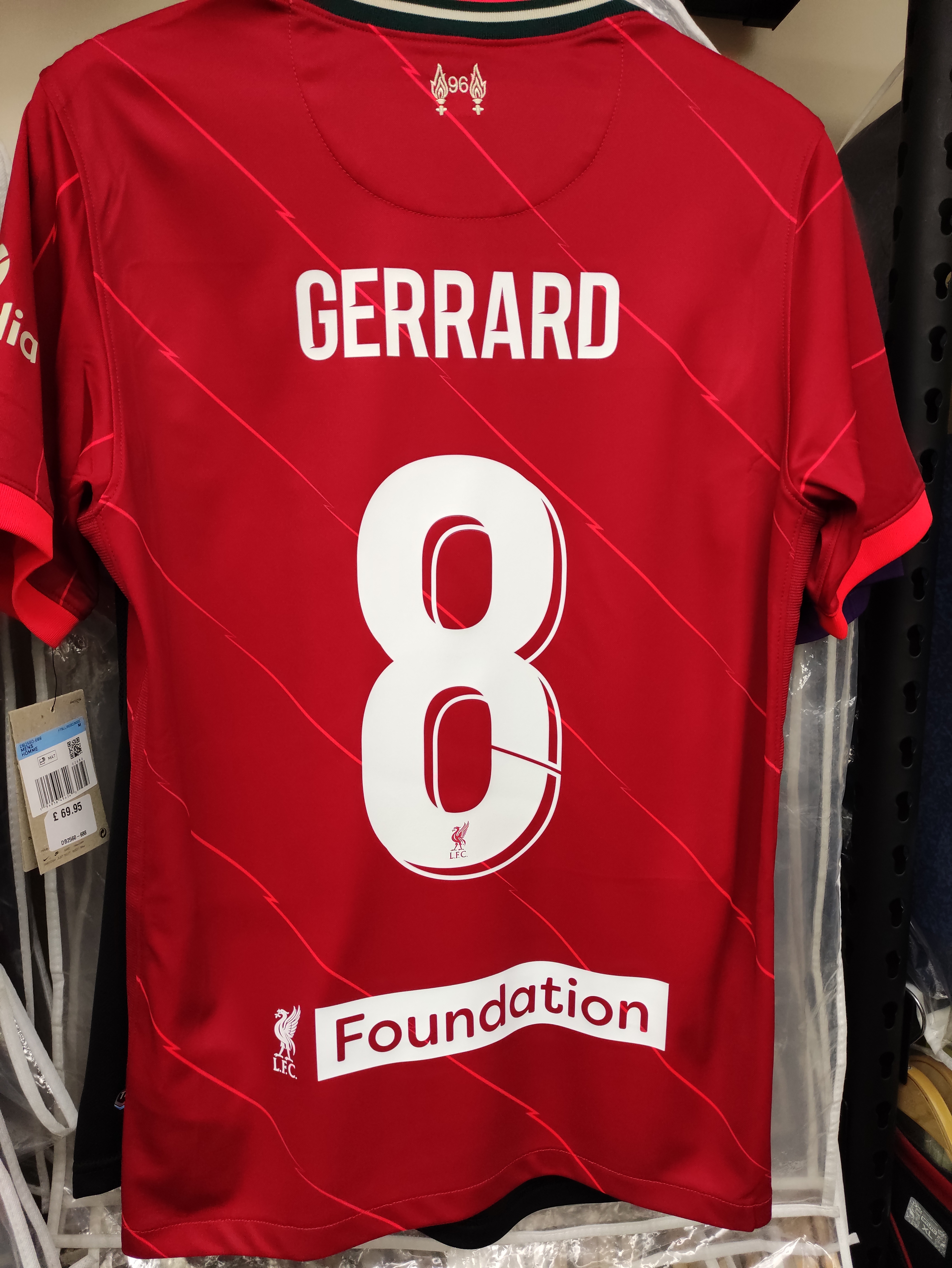 [預訂]2022利物浦主場元老賽謝拉特球衣