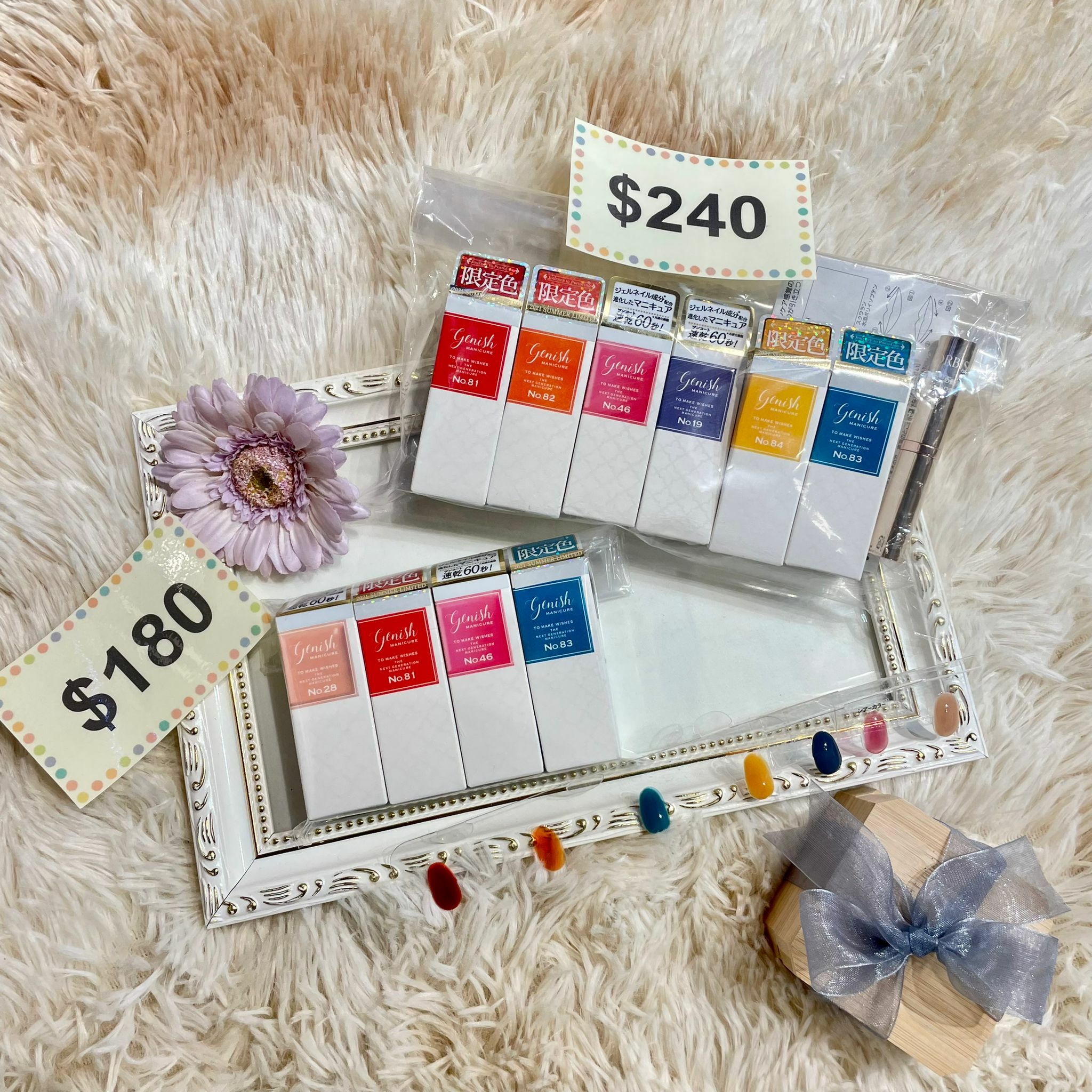 Genish 1分鐘速乾甲油(不用照燈款) 限定甲油福袋