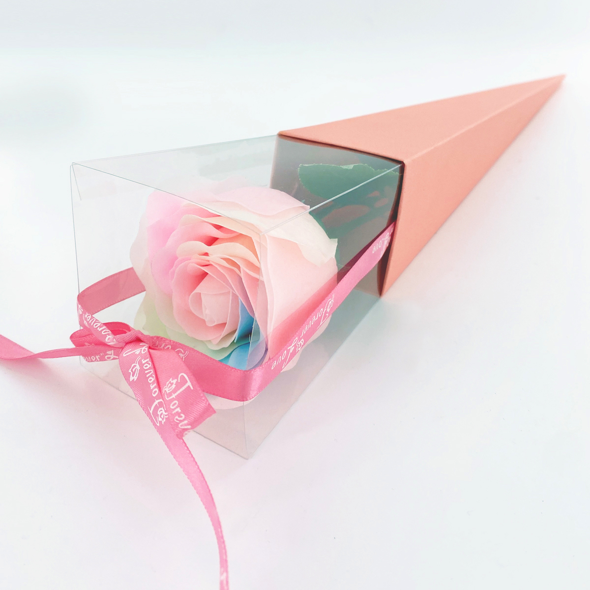 七色彩虹玫瑰香皂花(驚喜夜光版)【一物多用】｜淋浴、裝飾擺設、驚喜禮物、精美包裝