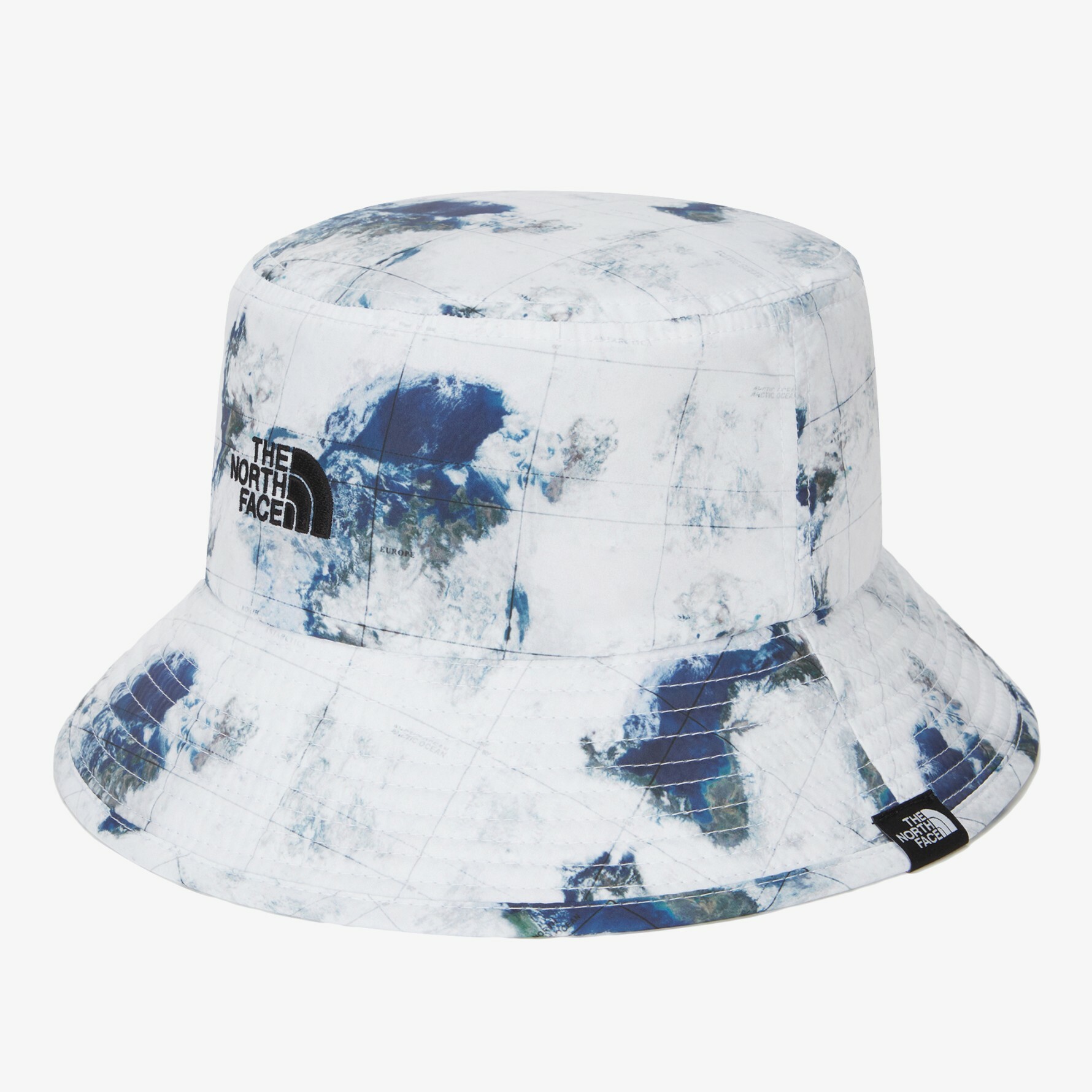THE NORTH FACE ECO BUCKET HAT 漁夫帽 地球 衛星雲圖 NE3HN03L