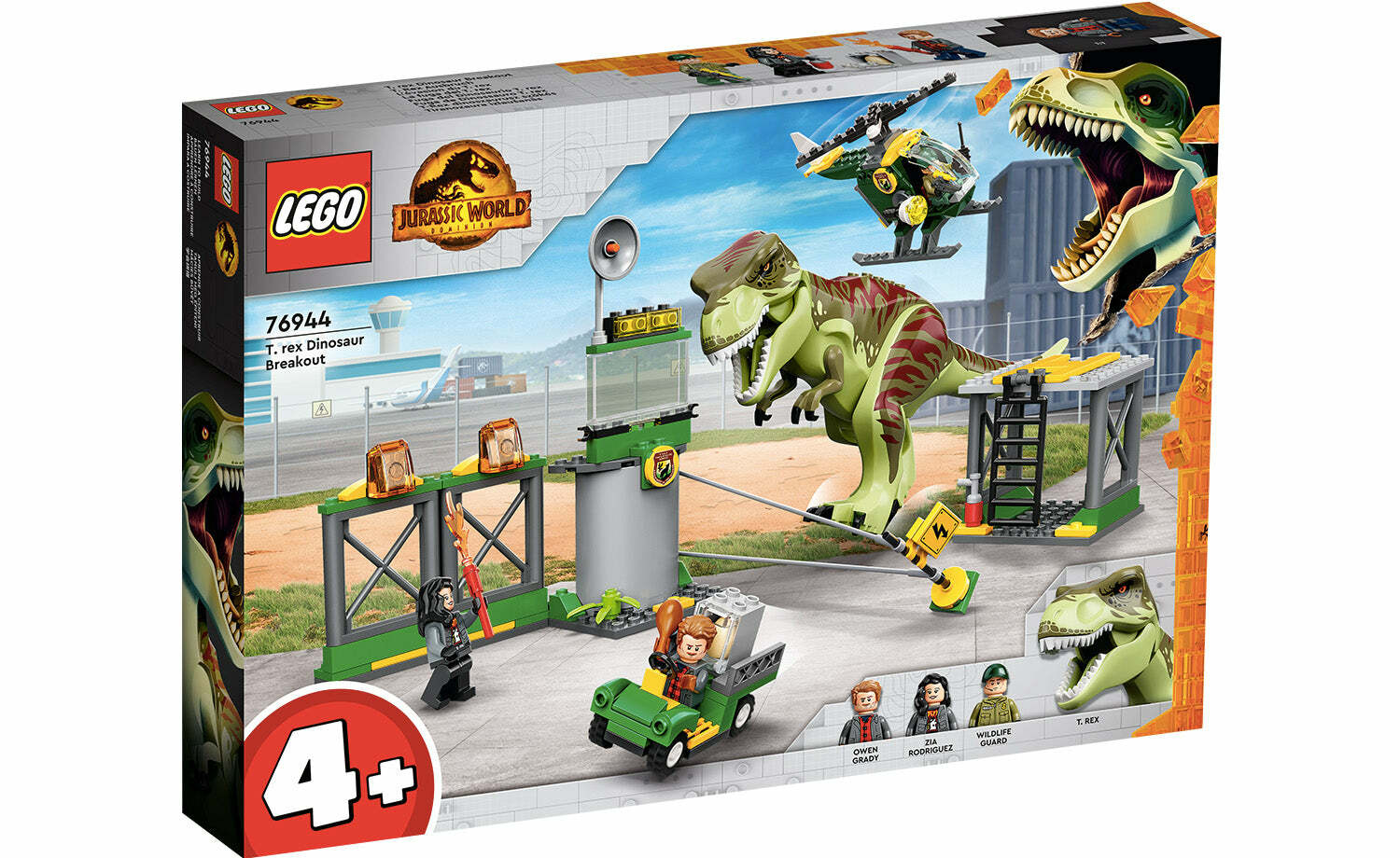 [飛米樂高積木磚賣店] LEGO 76944 Jurassic-霸王龍逃脫