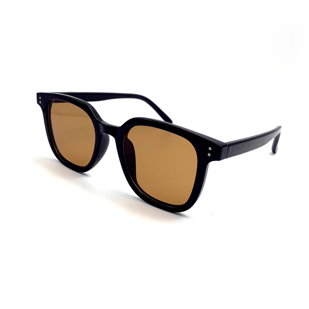 CHILL潮流黑框跳色眼鏡-茶