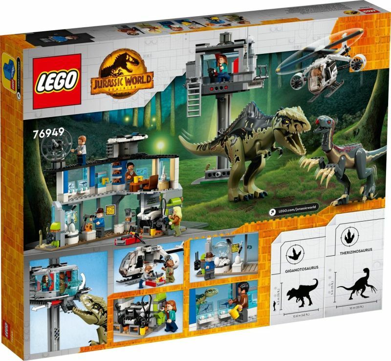 [飛米樂高積木磚賣店] LEGO 76949  Jurassic-巨型南美龍與鐮刀龍攻擊