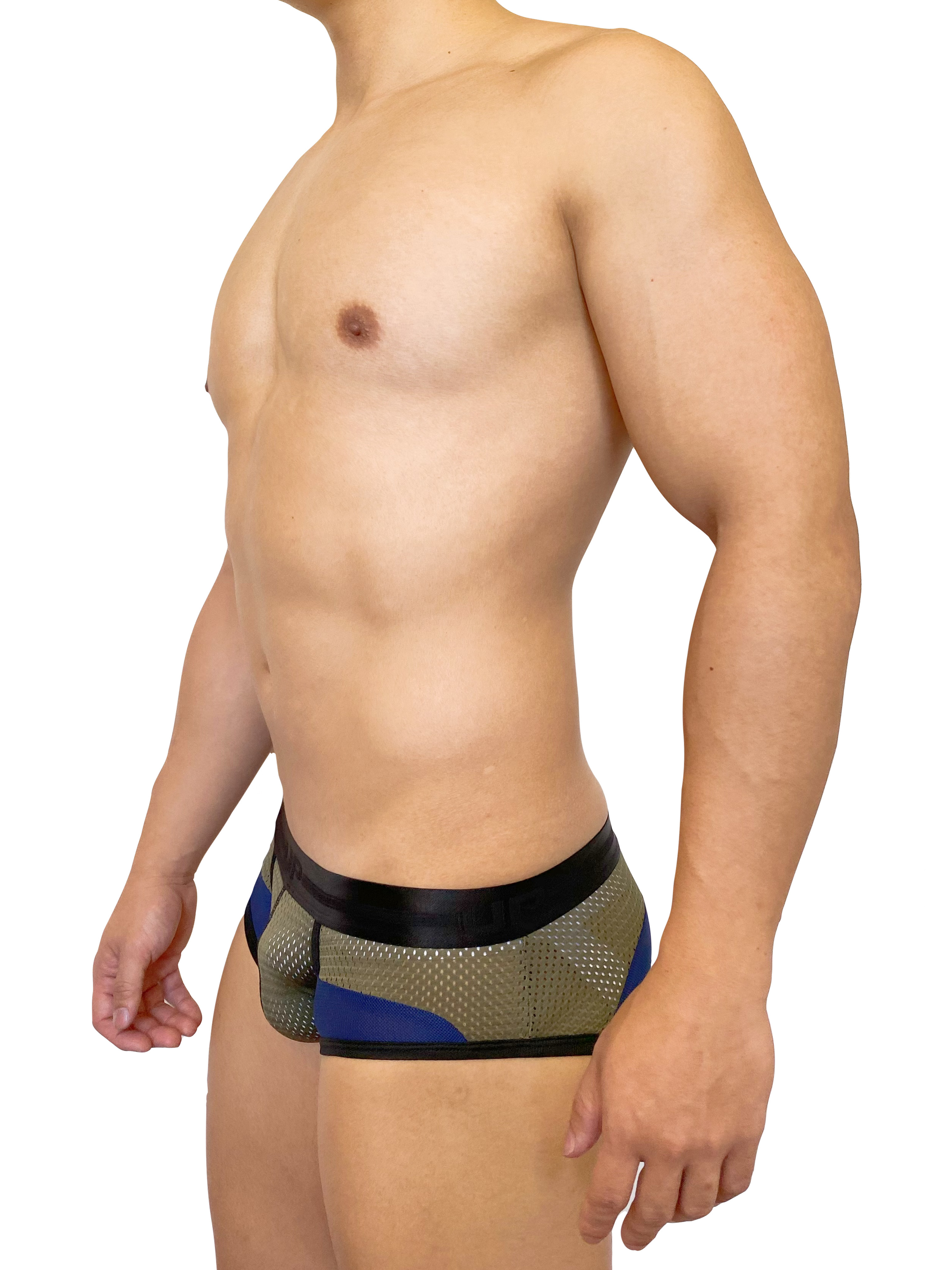 Premium 05 低腰半透四角內褲 軍墨綠/海軍藍