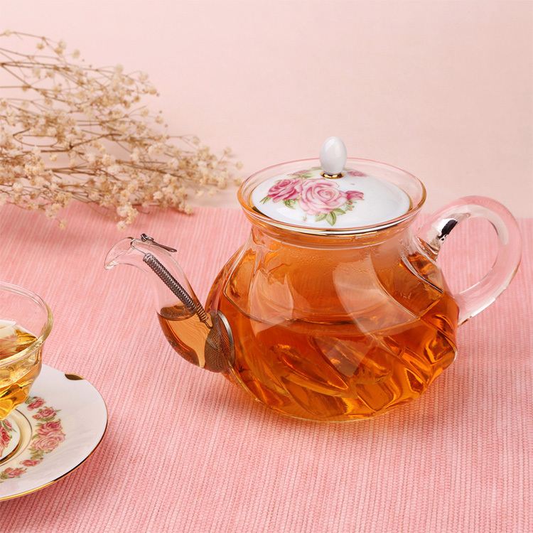 晶豔-玫瑰花茶壺(700ml)