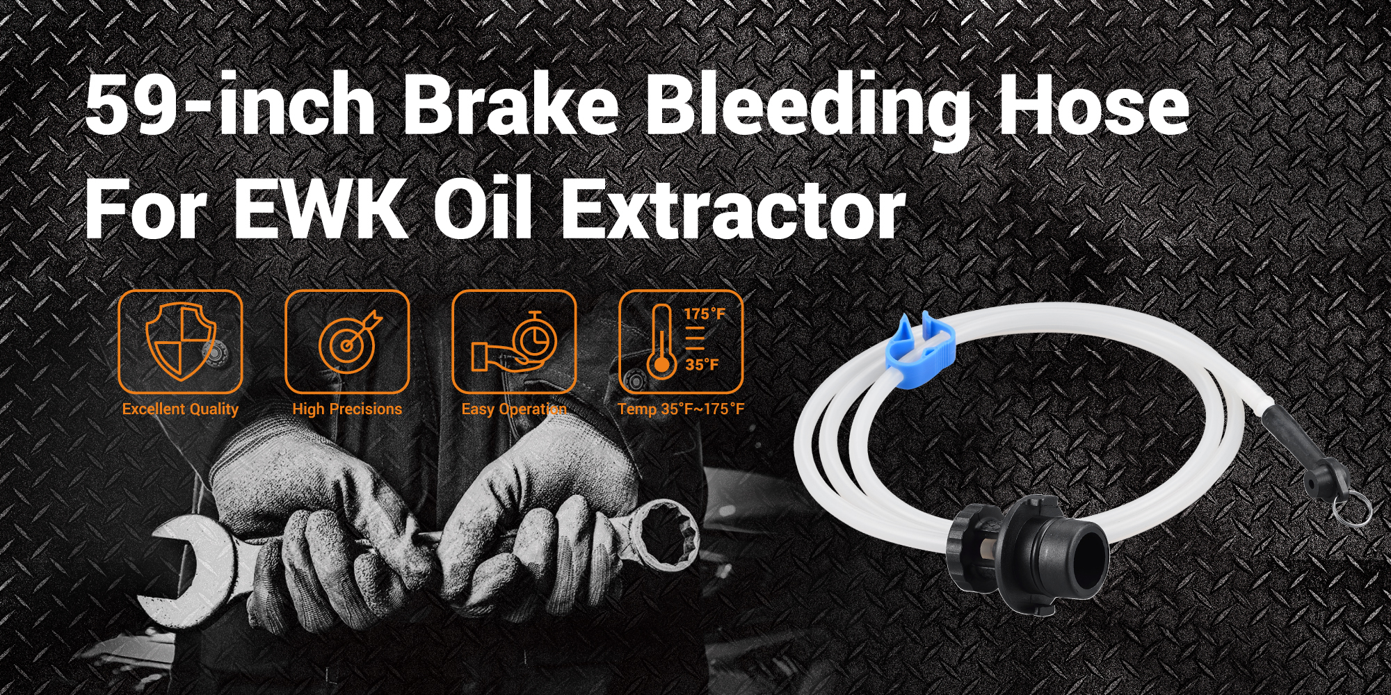 1.5M Brake Bleeding Hose for Oil Extractor Pump EWK