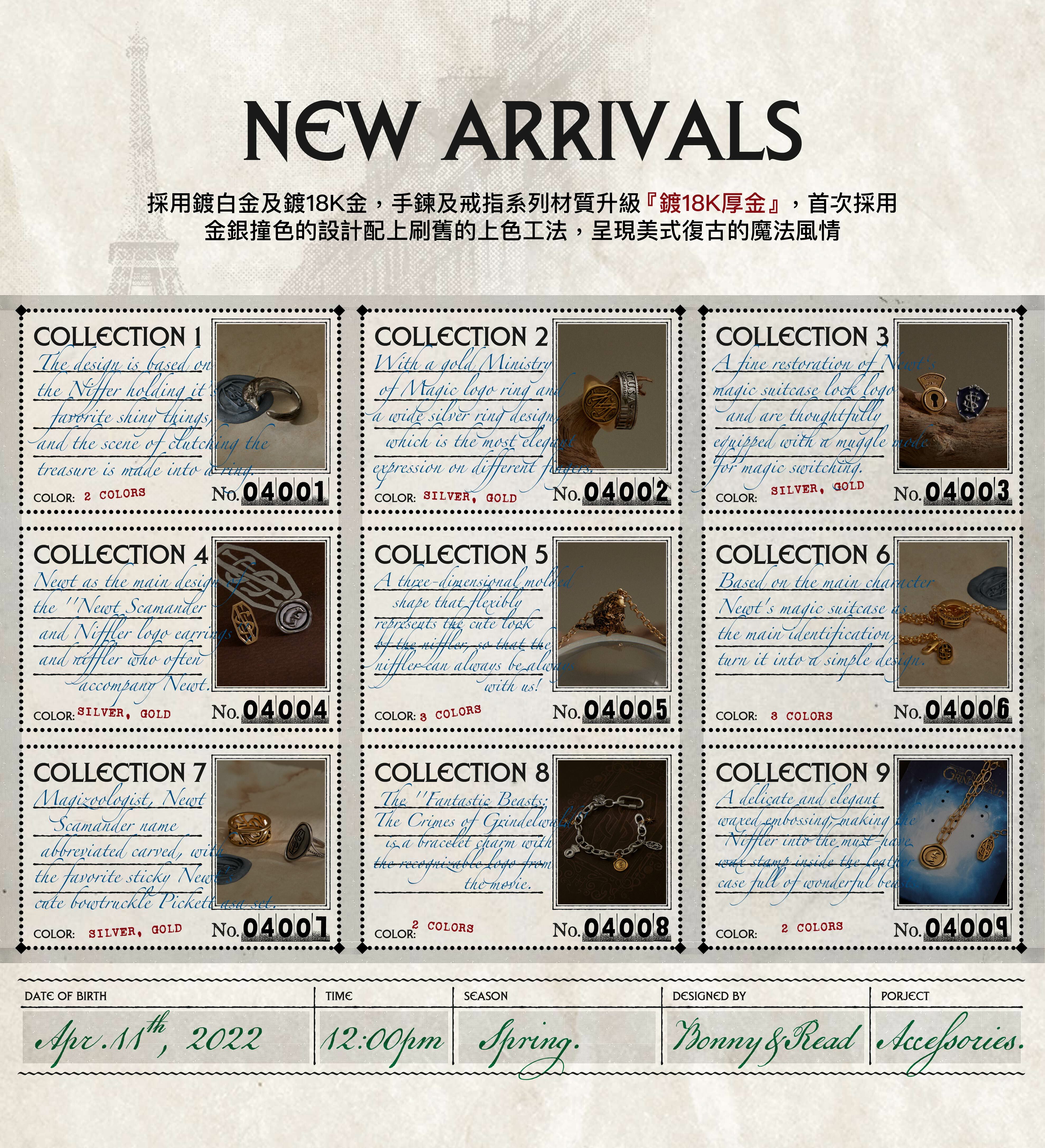 怪獸與牠們的產地聯名飾品 - BONNY & READ飾品