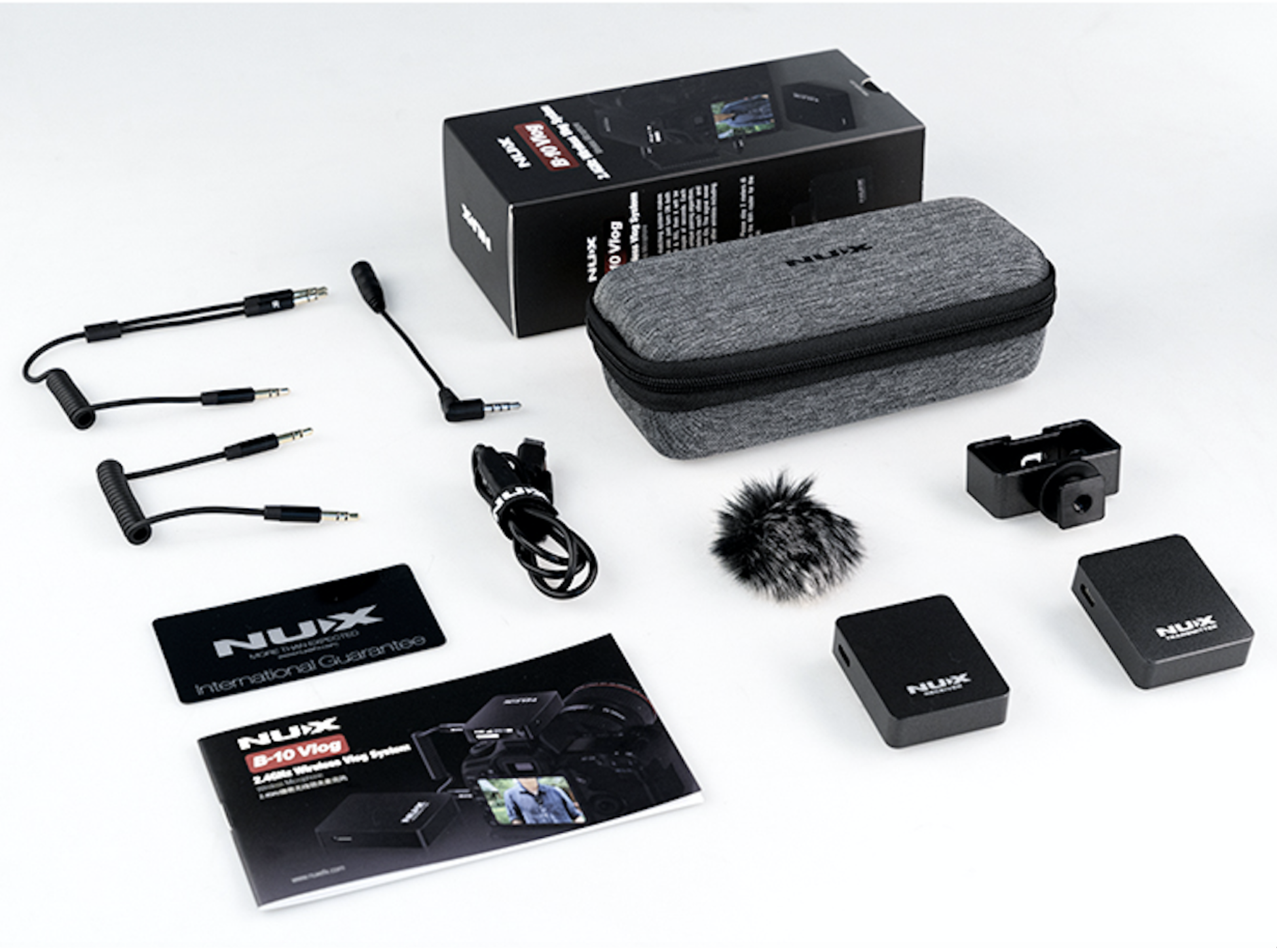 NUX B-10 VLOG Wireless system s2.4GHz無線領夾式麥克風