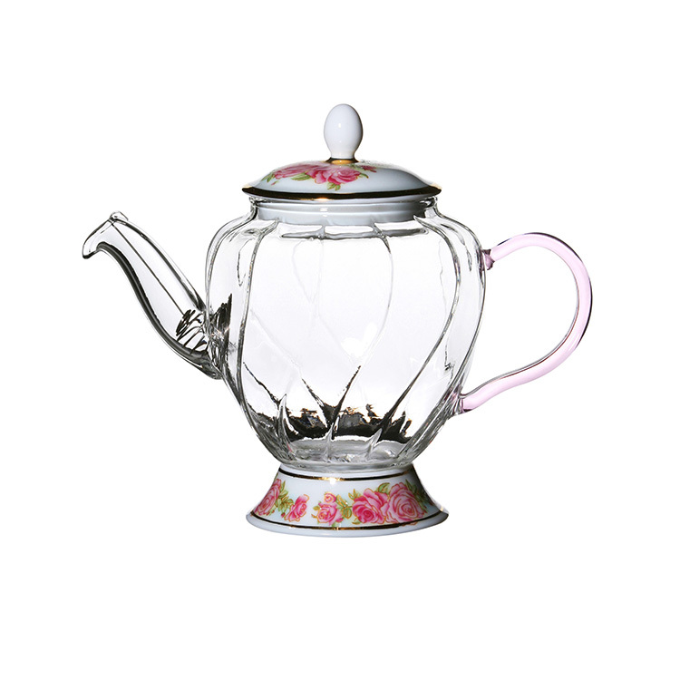 晶豔-玫瑰中式茶壺(285ml)