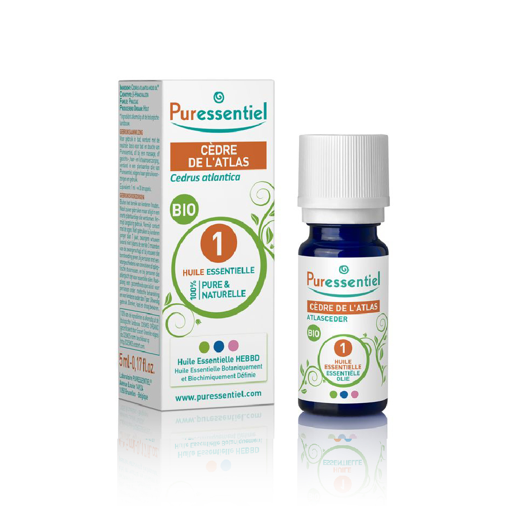 有機認證 大西洋雪松精油 5ml  (Ecocert有機認證, AB有機農業認證, HEBBD)