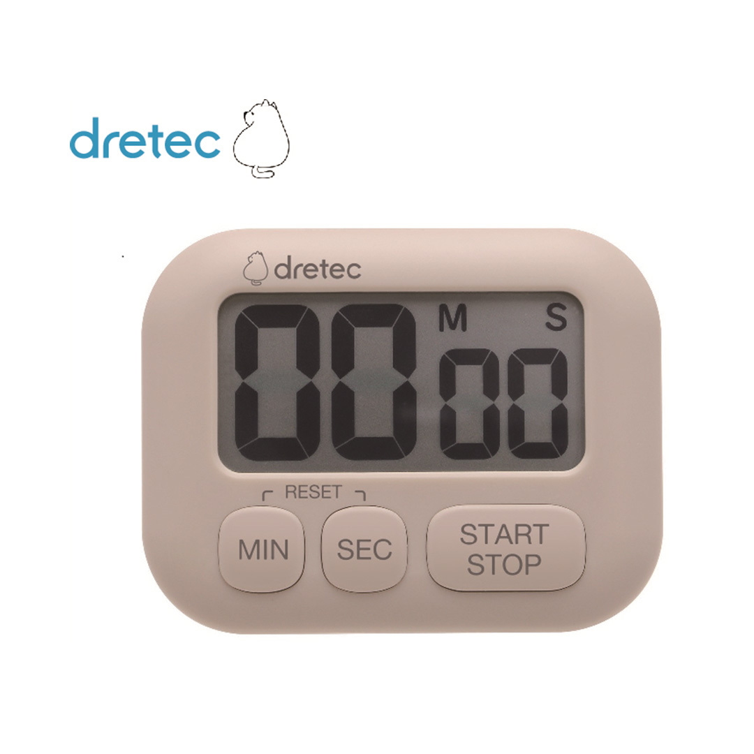 Dretec - 【T-791BE】International ver. Large Screen Timer (Beige)