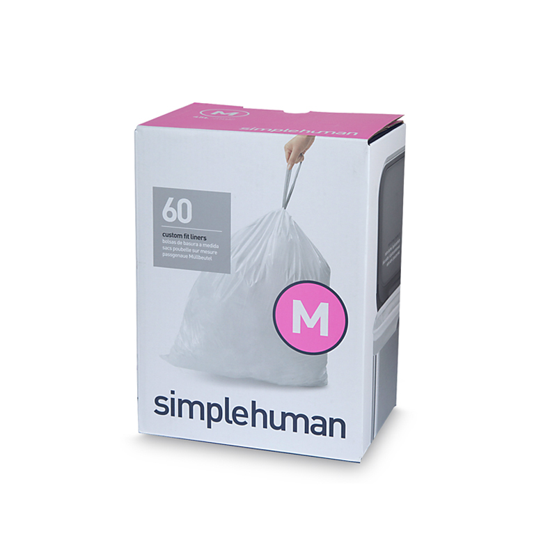 美國品牌SIMPLEHUMAN 3x20個裝 45L塑膠垃圾袋 Code M -CW0261