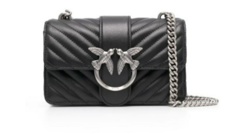 [S] PINKO LOVE MINI ICON QUILT NAPPA BAG, NERO, 8055209578081 (SPK10)