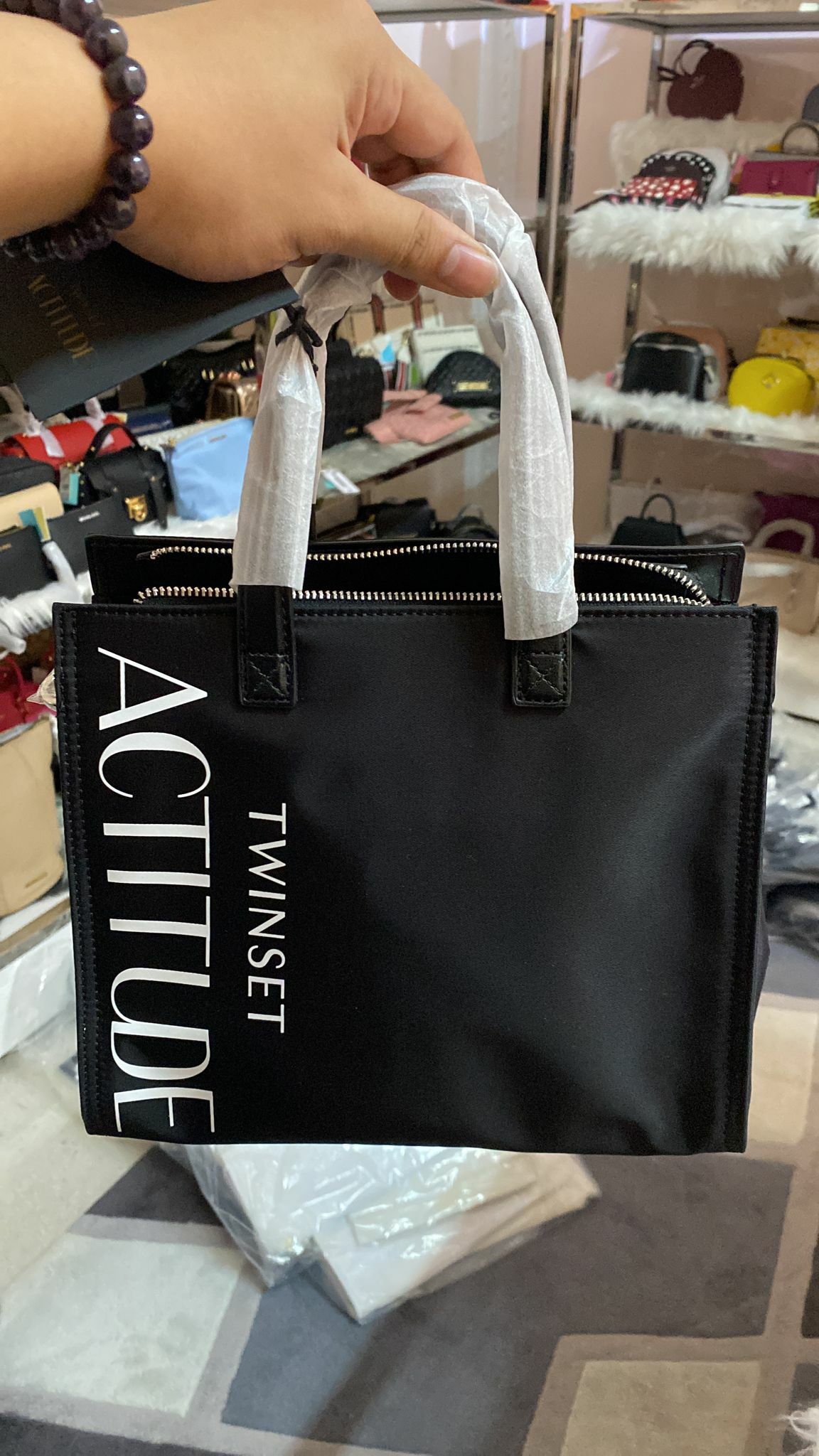 [S] TWINSET BLACK ACTITUDE 221AO828B NERO, 8052860306114 (STS10)