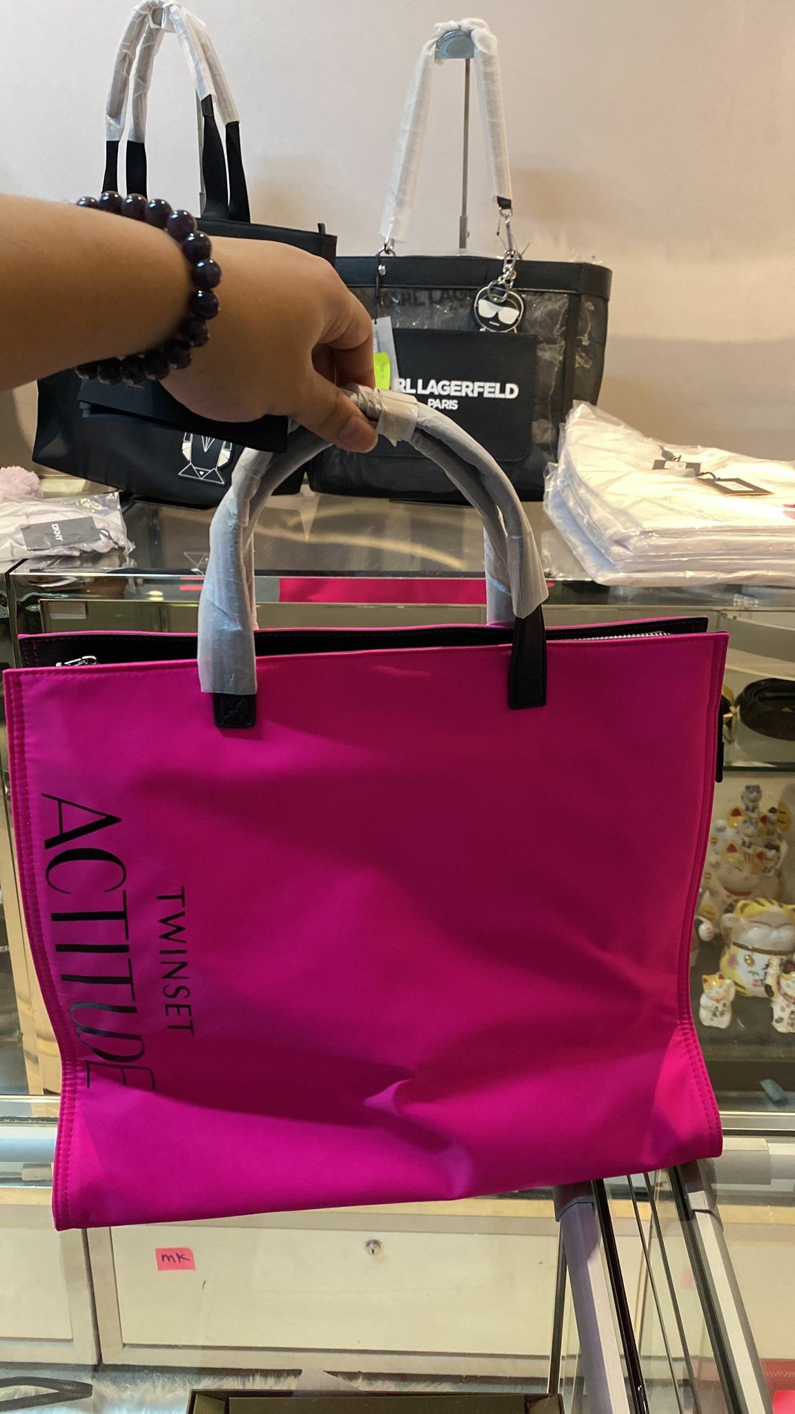 [S] TWINSET PINK ACTITUDE 221AO828A ROSA FLU , 8052860183326 PWP (STS14)