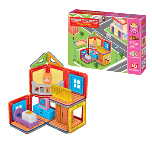 現貨區 室內造型磁力片積木 JH86