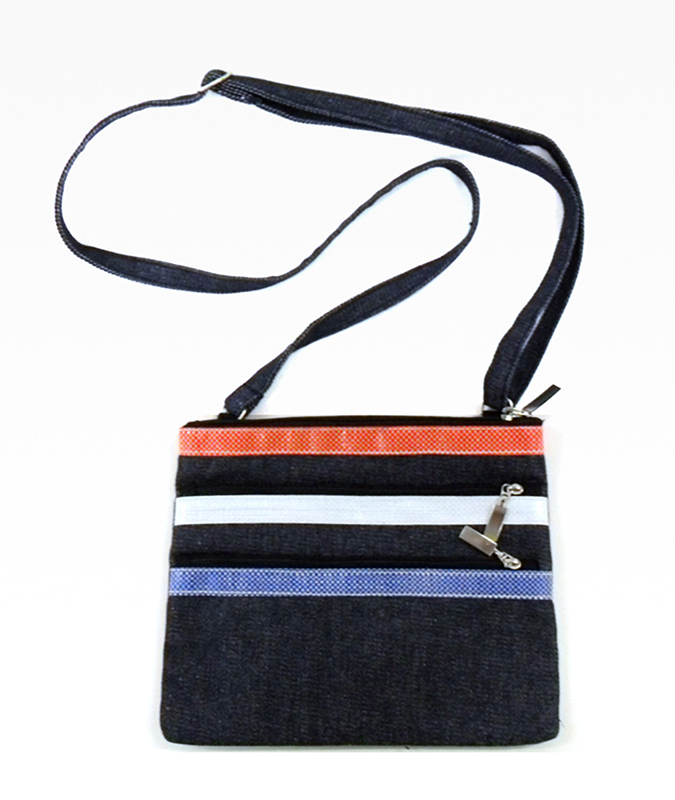 RWB330 stripe zipper Bag