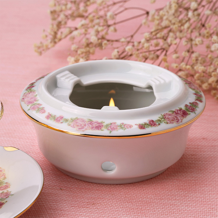 晶豔-玫瑰保溫底座