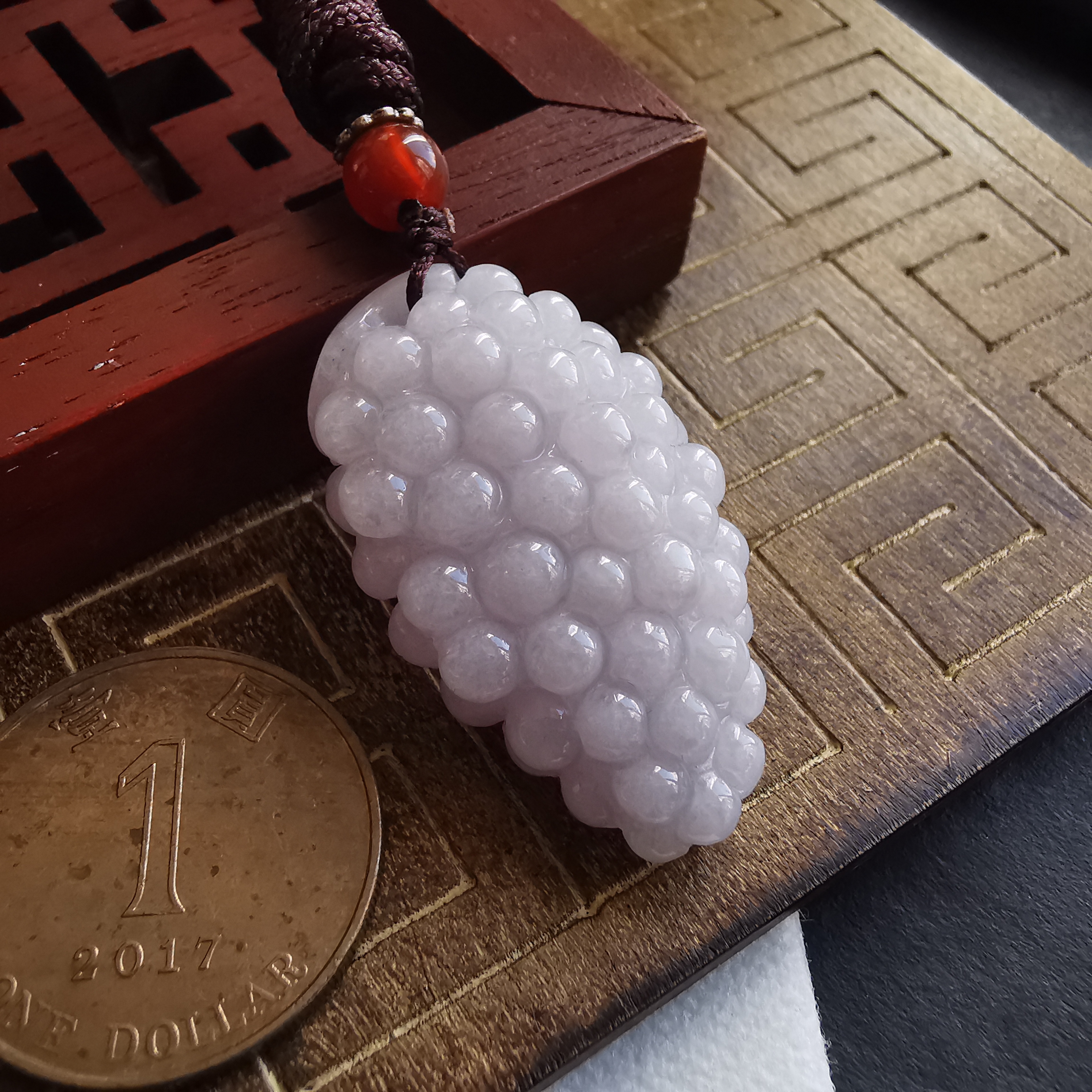 淡紫多子多福, 天然翡翠A玉, 緬甸玉, Jade, Jadeite