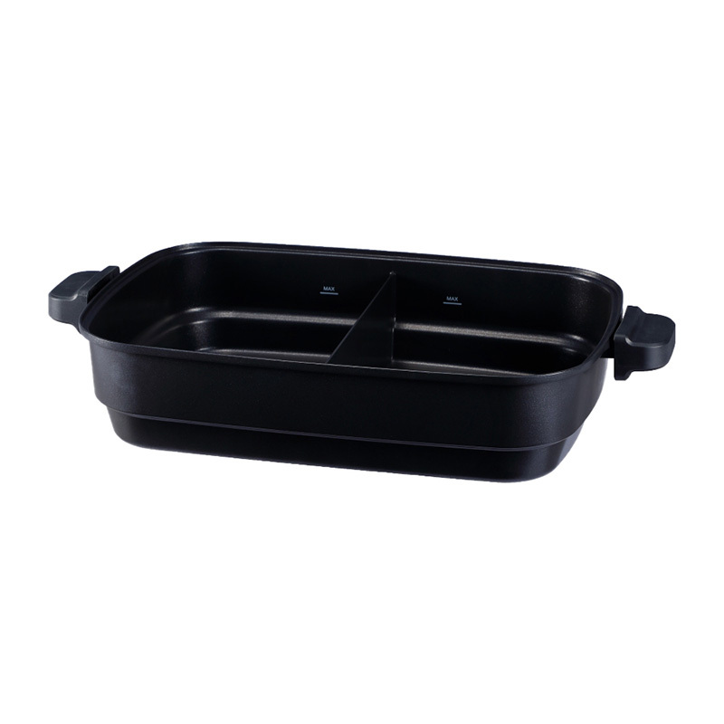 Vitantonio 電烤盤專用鴛鴦深鍋 PVHP-10B-HP【可同時享用兩種料理】