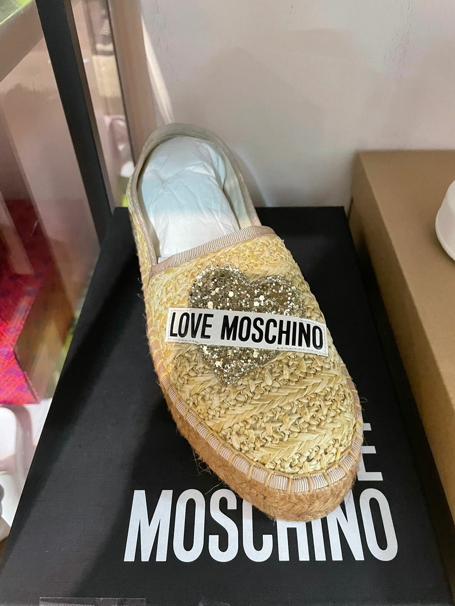 [S] LOVE MOSCHINO SCARPAD ESPA , JA10413GOAJQ0107 (SLM12)