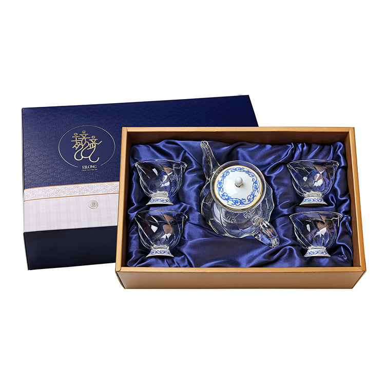 晶豔-亞洲(花茶壺+4大杯)5入禮盒