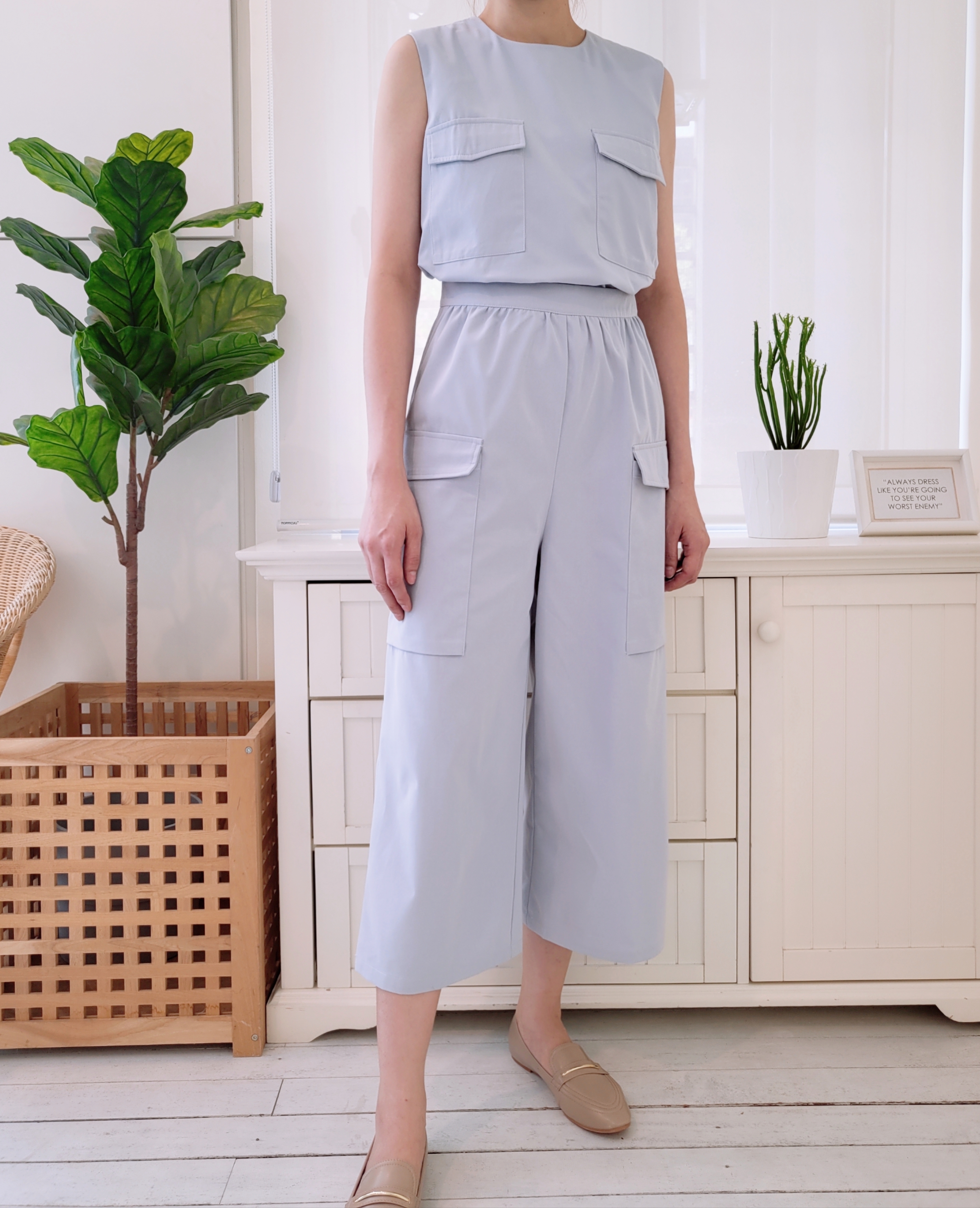 POCKET LONG JUMPSUIT
