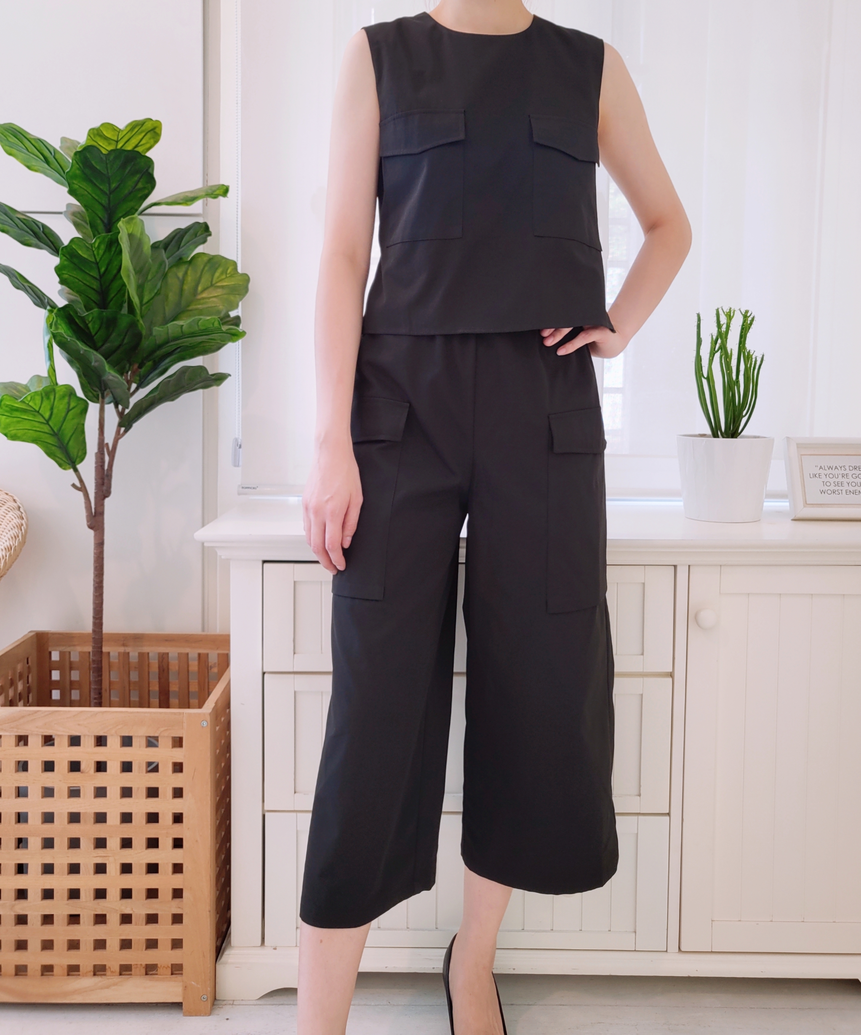 POCKET LONG JUMPSUIT