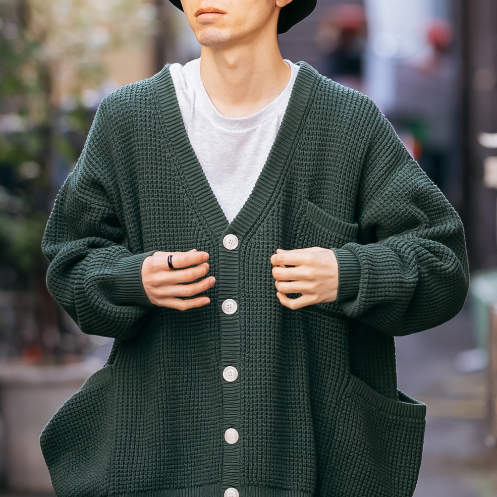 NAVIE TOKYO Loose gauge Cardigan -navy- 【予約販売品】 8466円