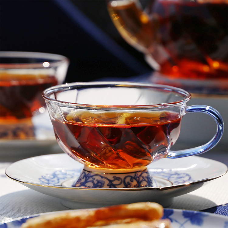 晶豔-亞洲花茶杯碟(160ml)