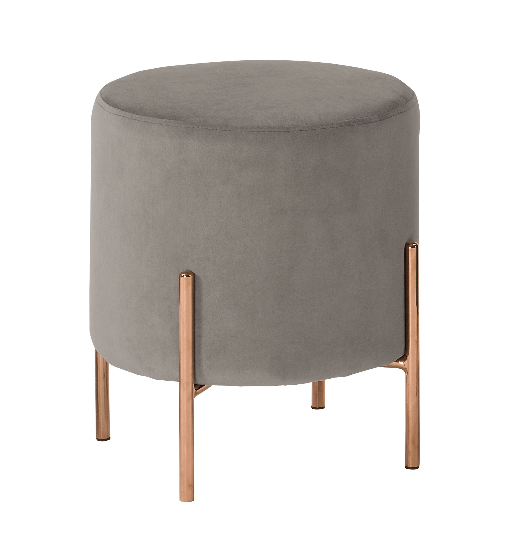 尤朵拉圓凳(灰色布)