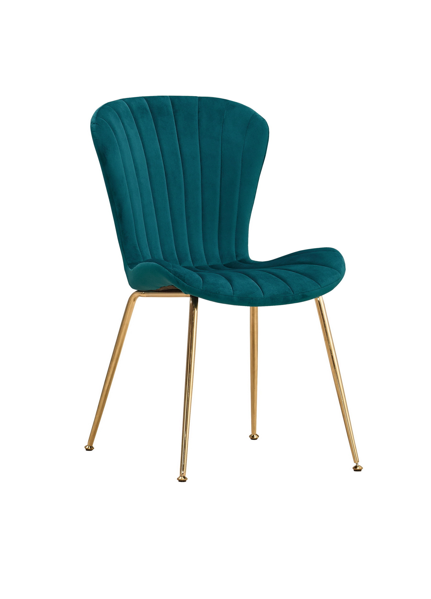 薇妮餐椅(藍色布)(五金腳)