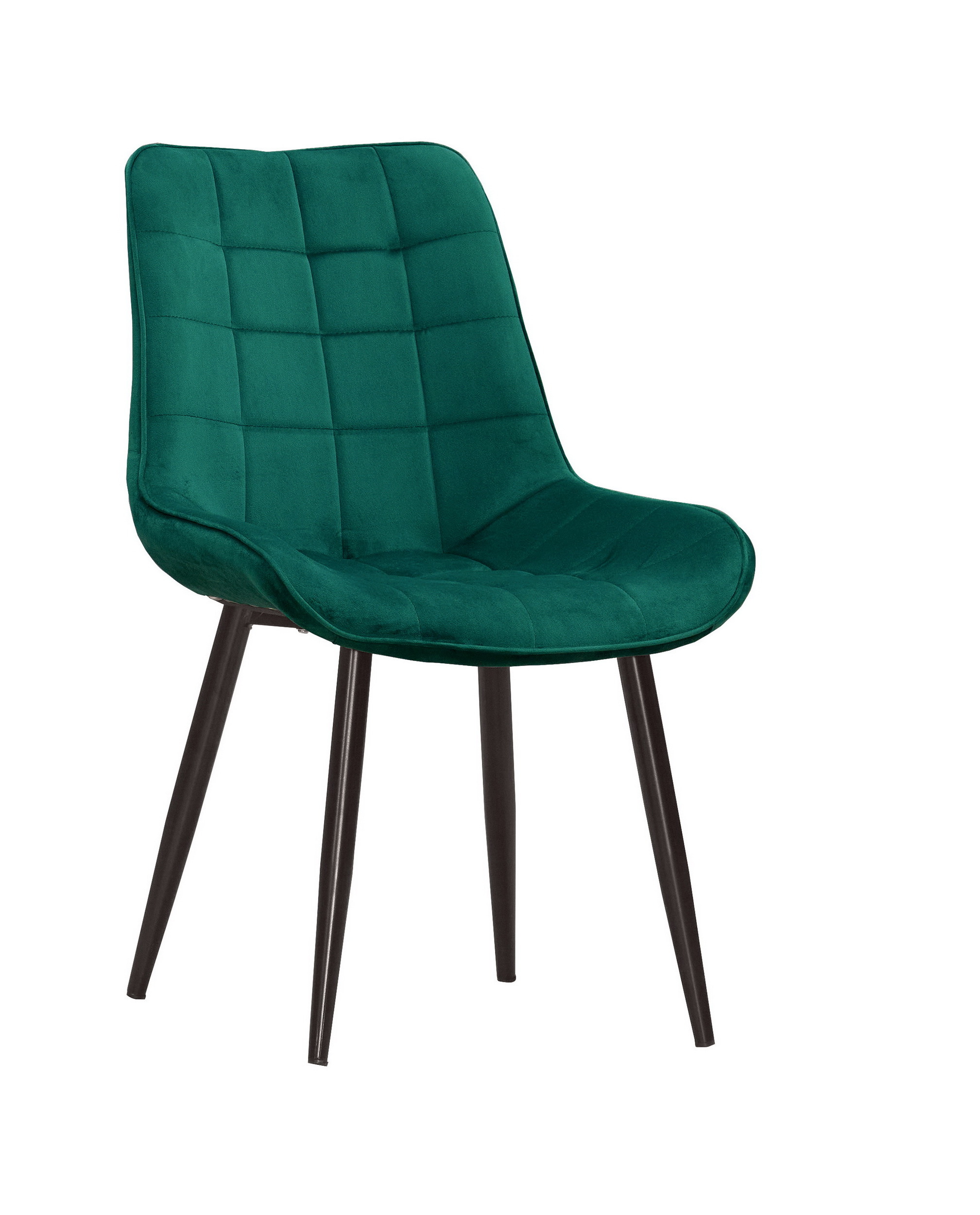 凱斯餐椅(藍色布)(五金腳)