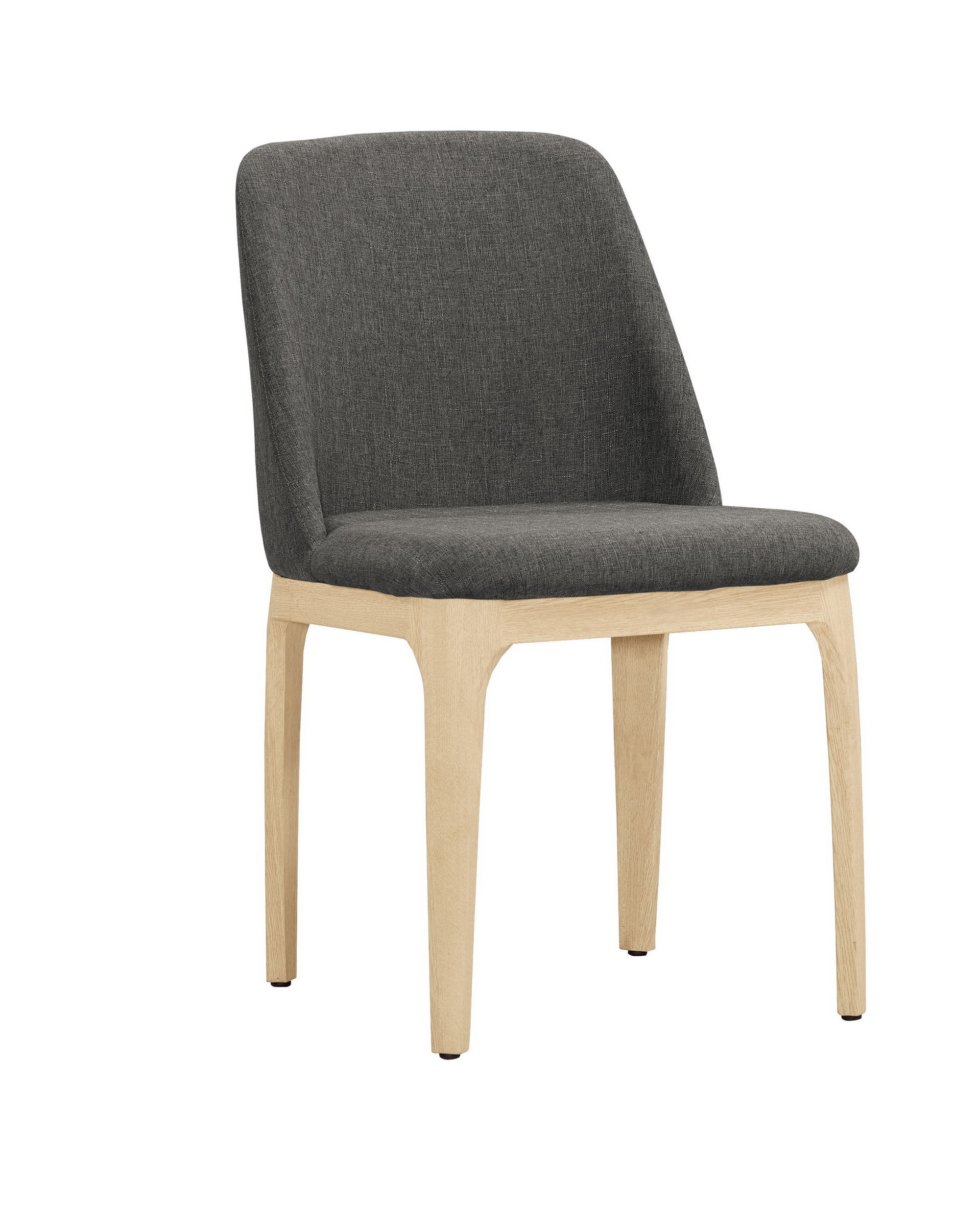 貝格餐椅(灰布)(五金腳)(洗白色)