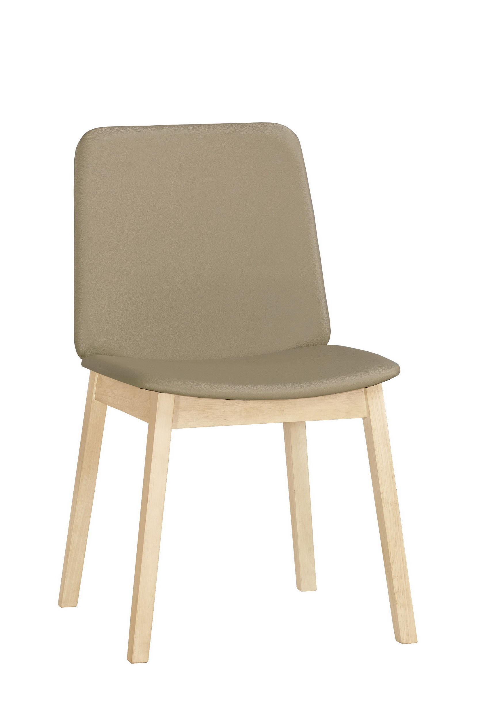 根尼餐椅(皮)(實木)(洗白色)