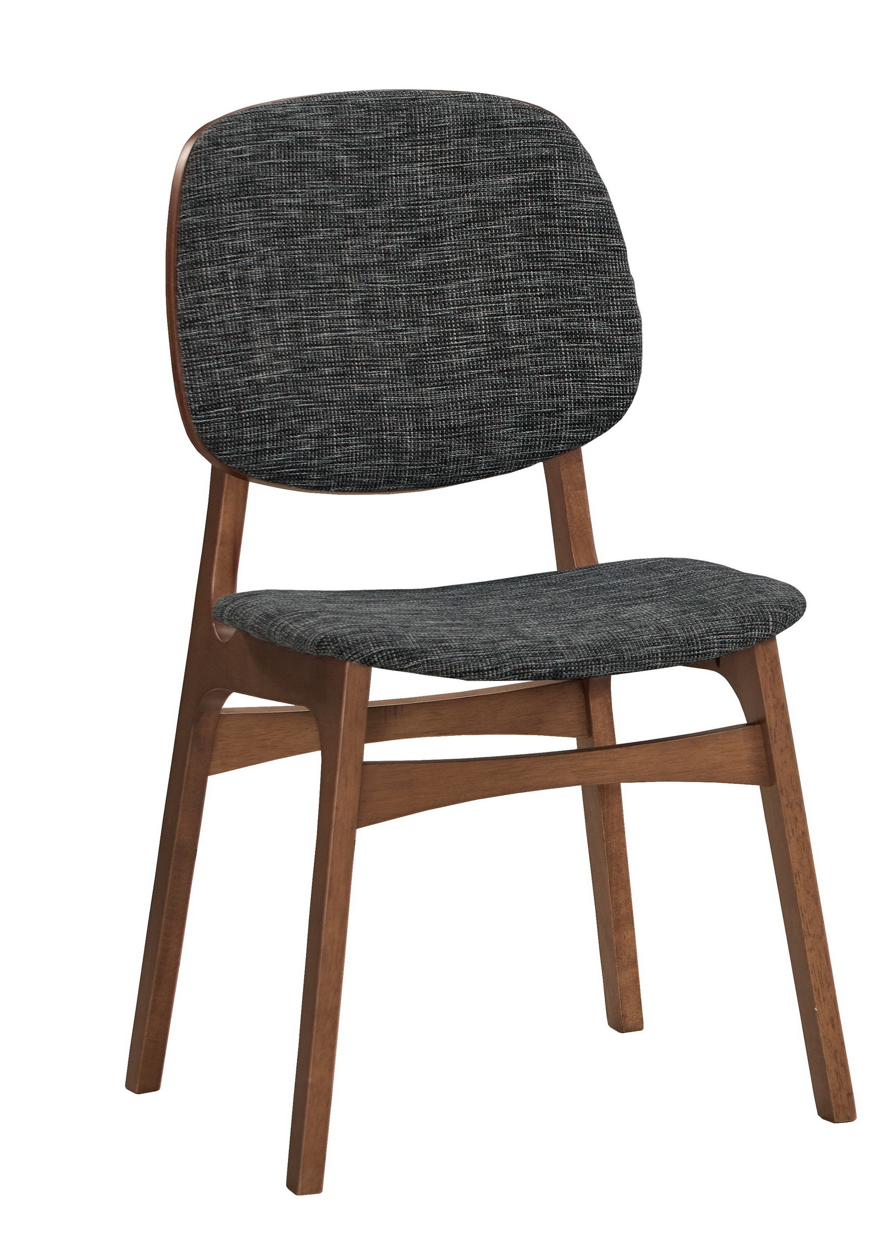 威斯利餐椅(布)(實木)