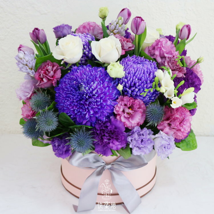 濃情獻禮 I 鮮花禮盒 flowers in box AB220351