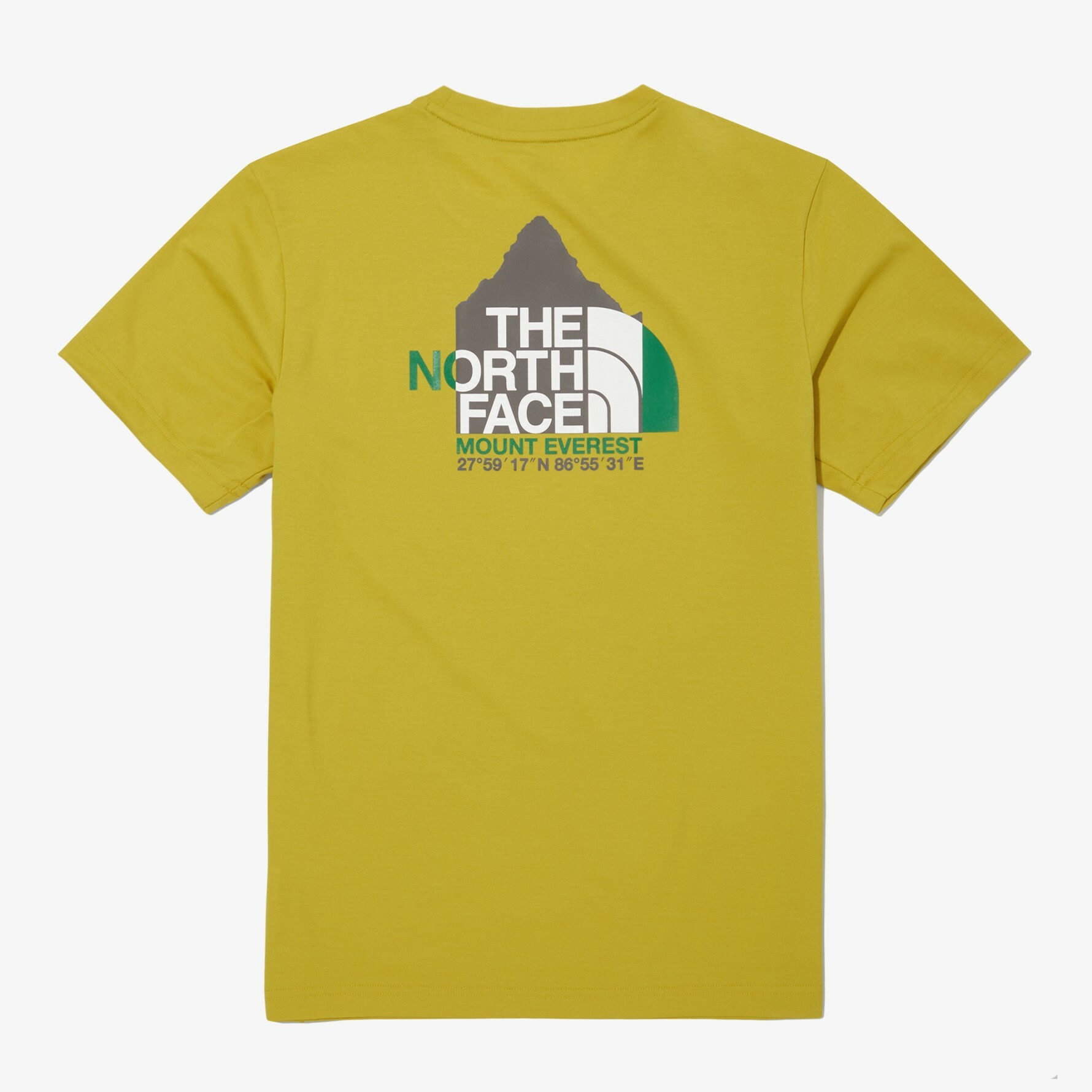 THE NORTH FACE NSE S/S R/TEE 山峰 芥末黃 短袖 短T NT7UN23D