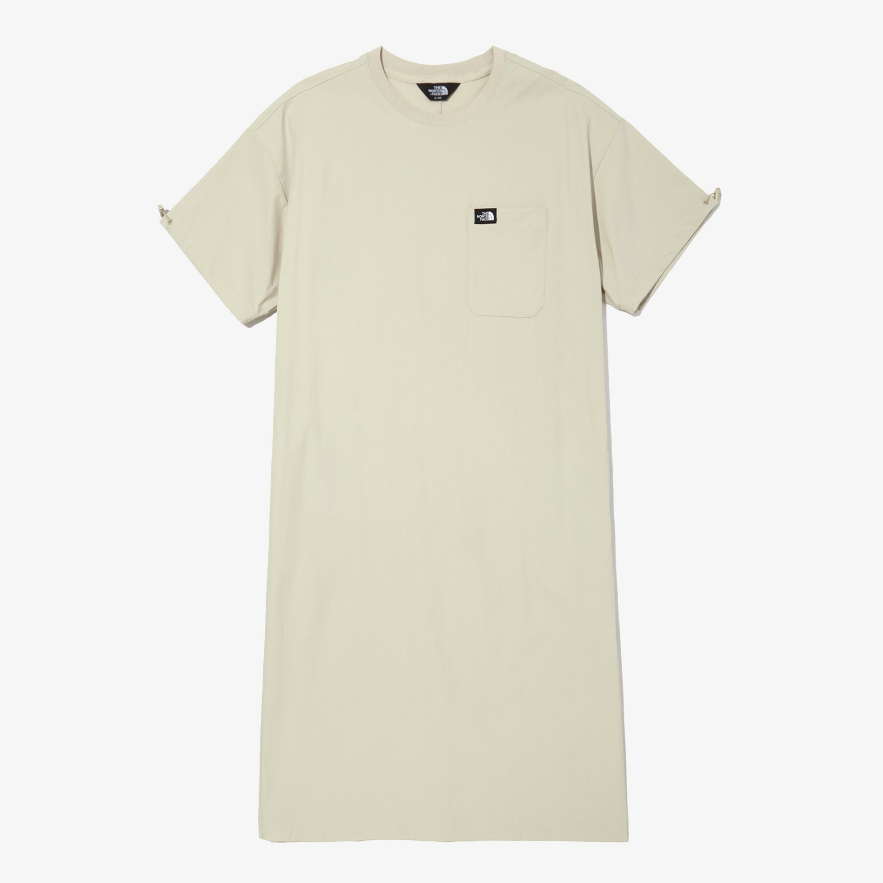THE NORTH FACE DAY ALL-ROUND  女 尼龍 長板 短袖  米色 NT7ZN31B