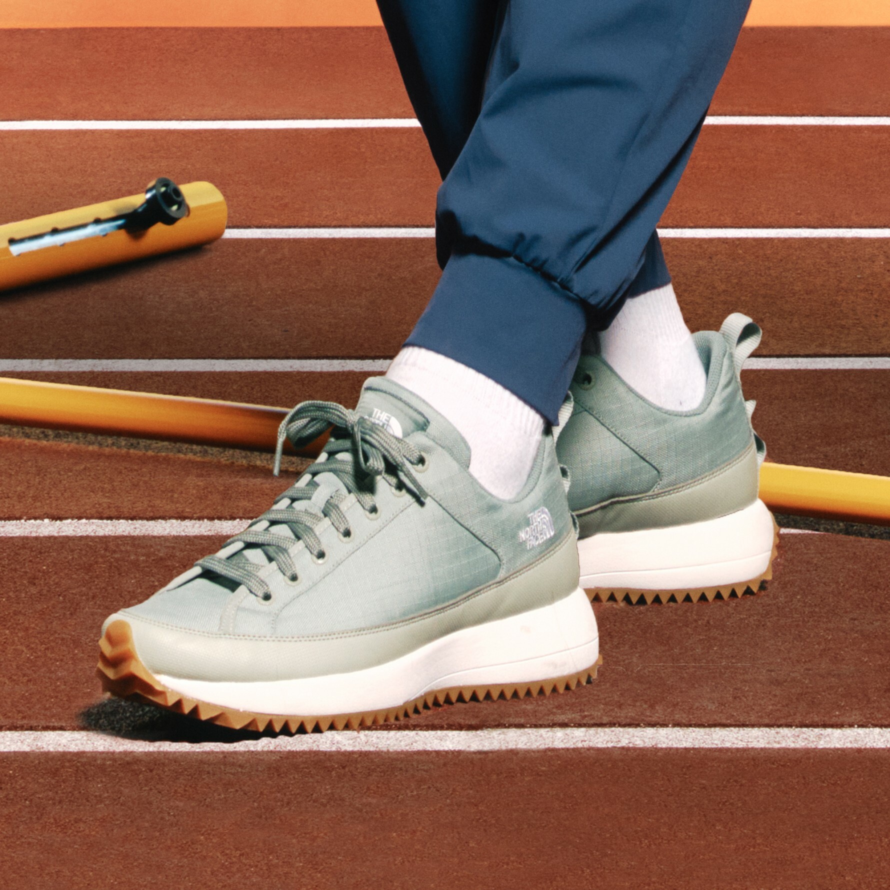 THE NORTH FACE BERKELEY 綠色 復古 休閒鞋 阿甘鞋  NS93N05L