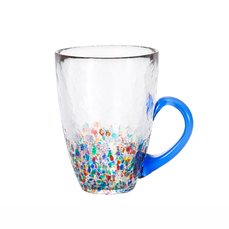 津輕北洋硝子 NEBUTA睡魔祭 馬克杯-瑠璃藍