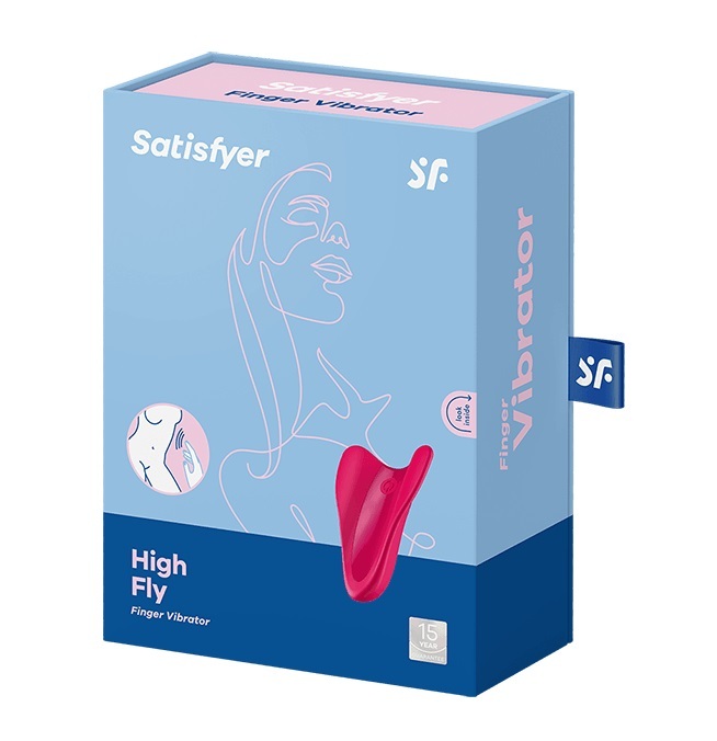Satisfyer High Fly 手指震動器 紅色