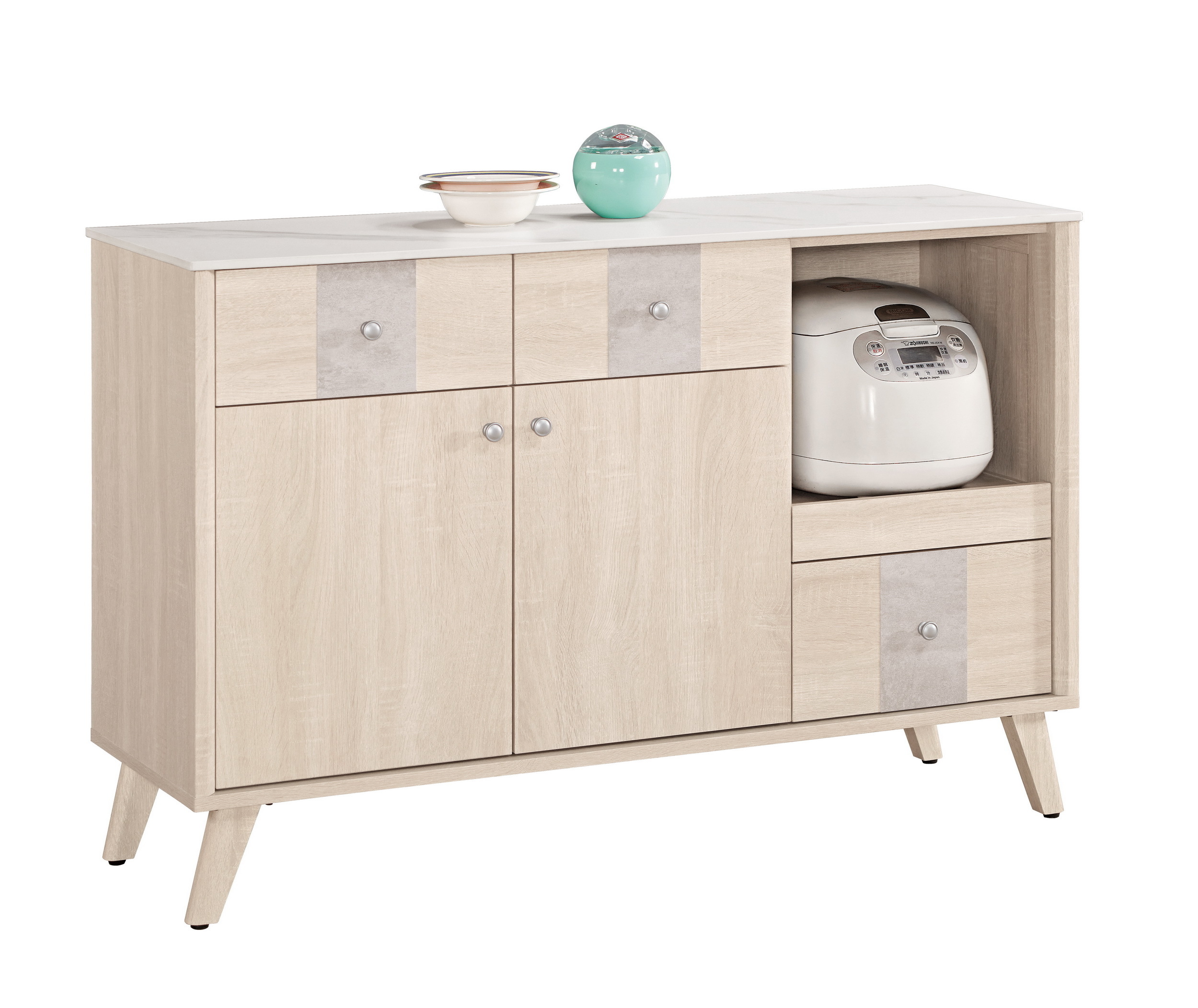 卡蜜拉4尺岩板收納櫃