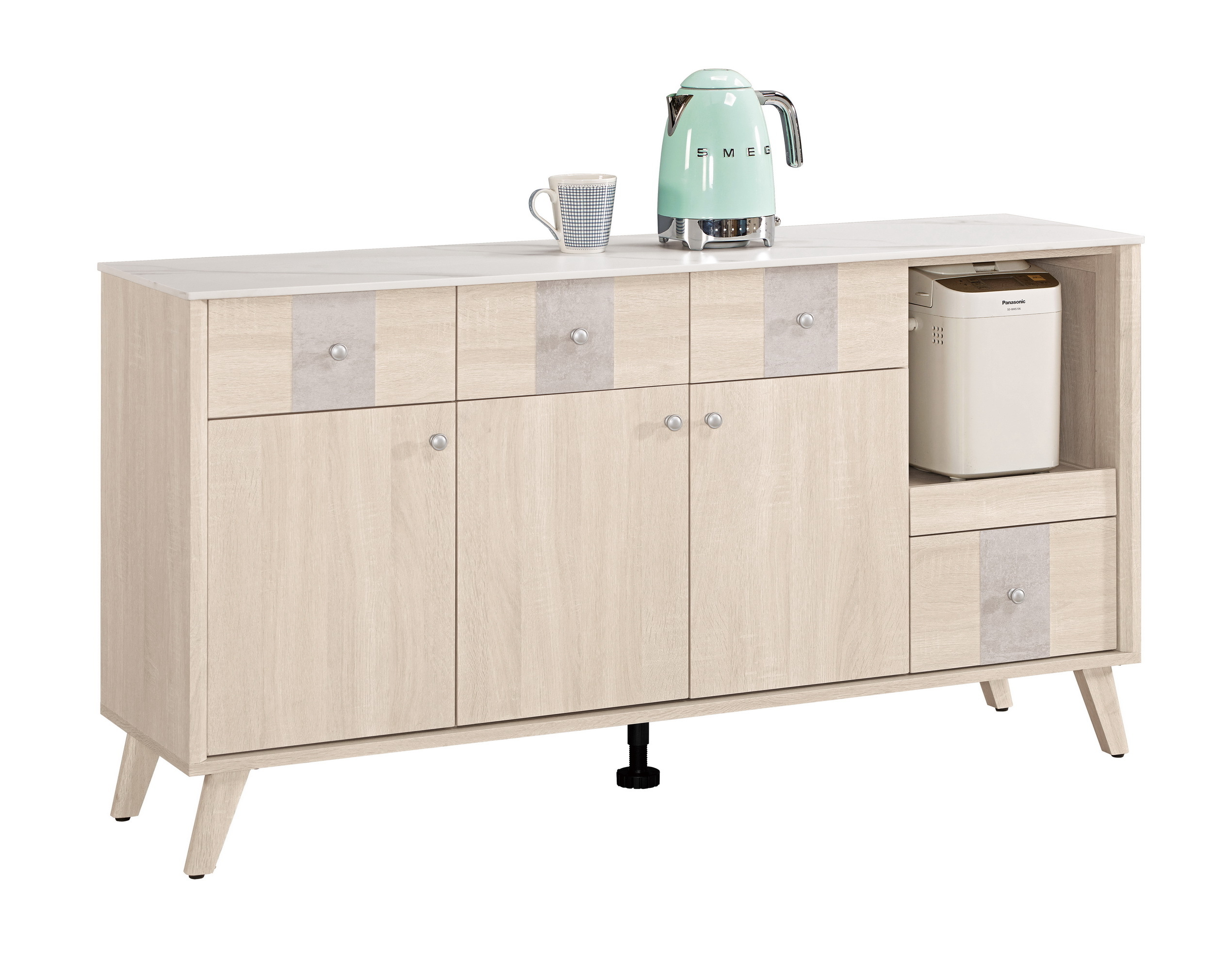 卡蜜拉5尺岩板收納櫃