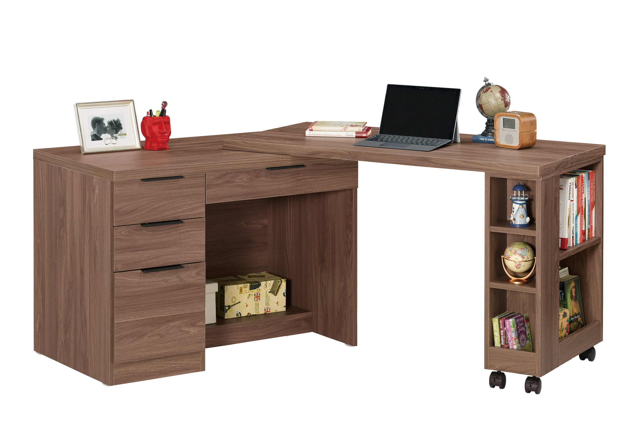 諾艾爾4尺多功能書桌