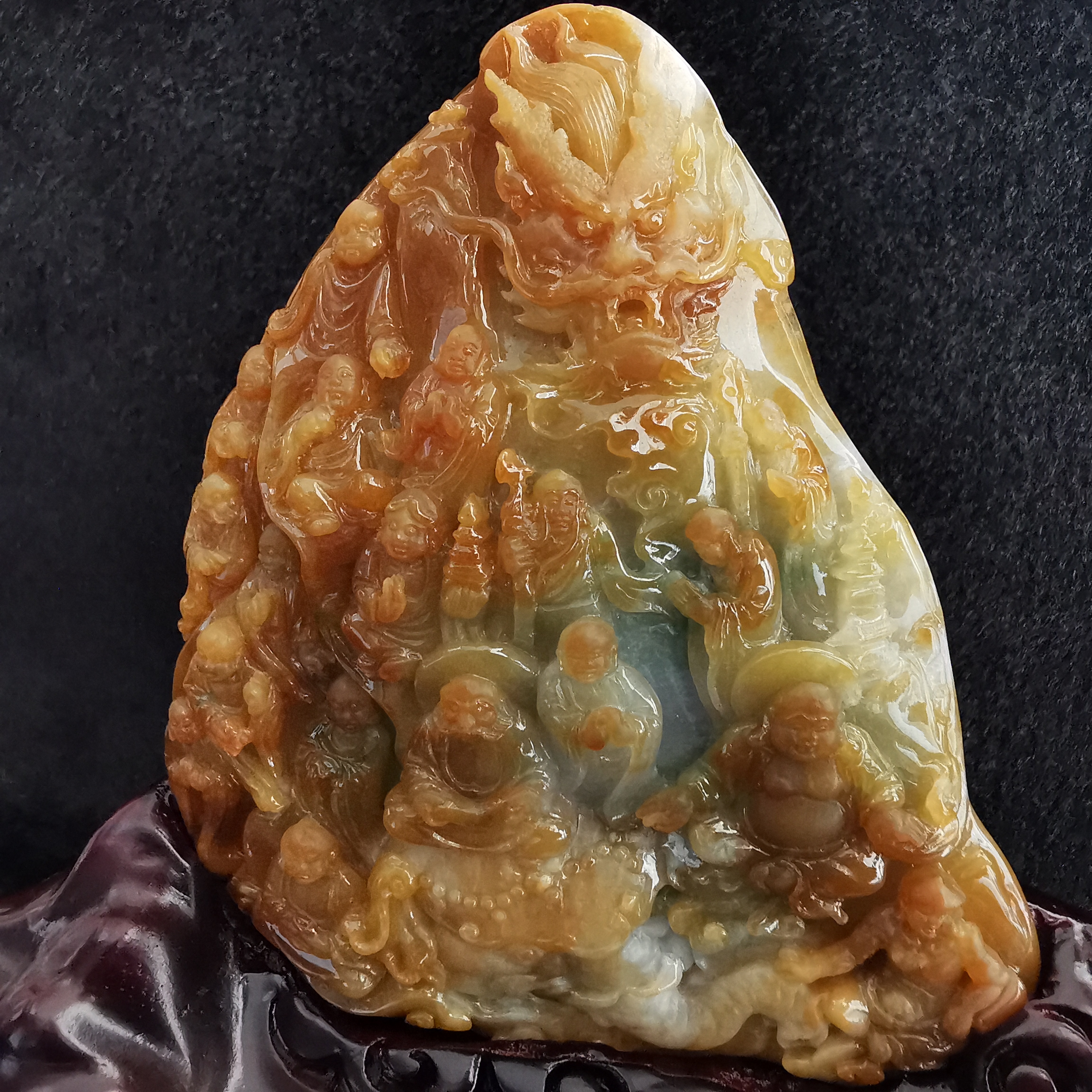 J2037 十八羅漢擺件