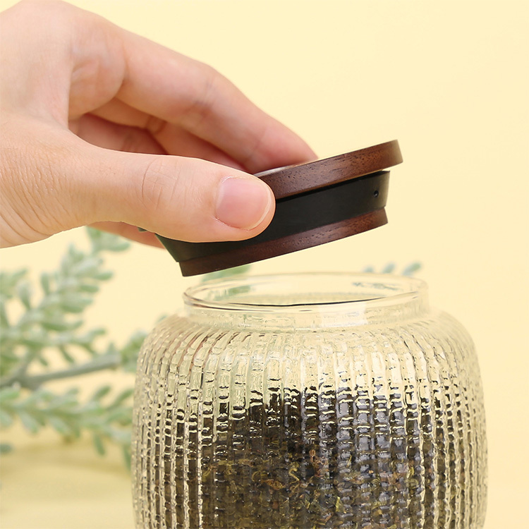 貝紋玻璃儲存罐(350ml)